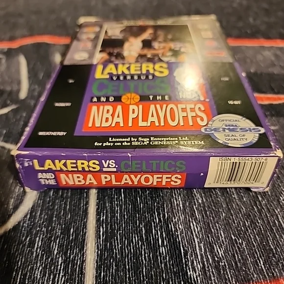 LAKERS VERSUS CELTICS AND NBA PLAYOFFS SEGA GENESIS GAME